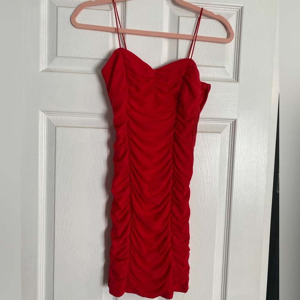Red dress
